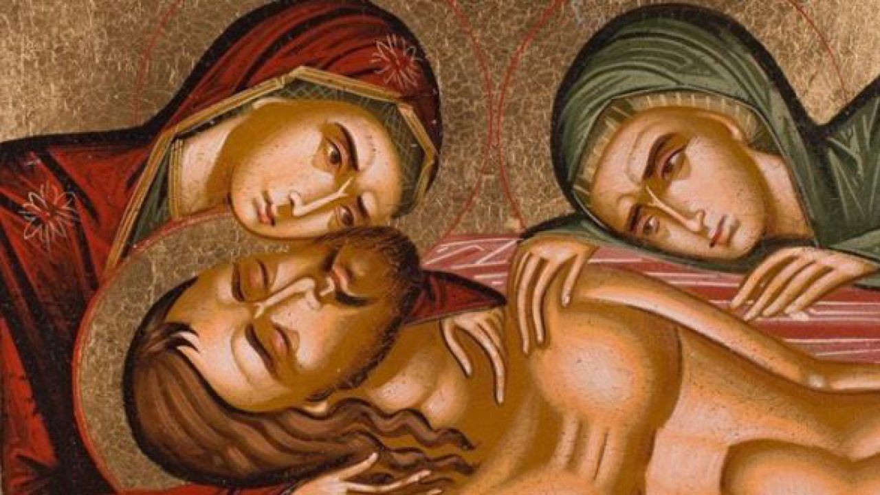 Μεγάλη Παρασκευή - Ο σπαραγμός της Παναγίας