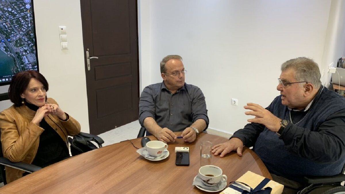 Συνάντηση του Προέδρου της Πατριωτικής Ενώσεως με τον δήμαρχο Βάρης-Βούλας-Βουλιαγμένης Γρηγόρη Κωνσταντέλλο
